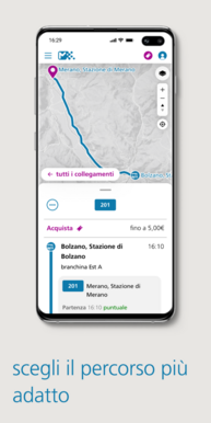 Screenshot App altoadigemobilità